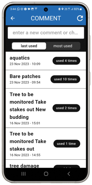 PRT-Android-Comments